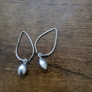 Silpada Silver Teardrop Dangle Earrings